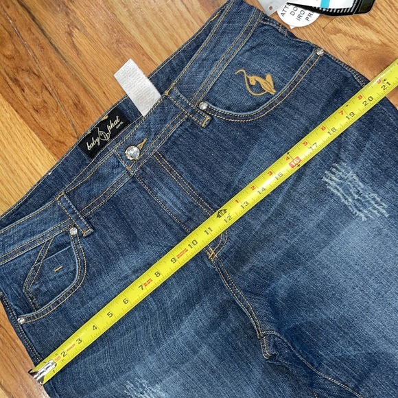 NEW  Baby Phat Side Zipper Down On Leg Jeans 16 - Picture 12 of 17